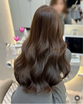 ロング 韓国トレンド💓 阿部あんじゅのヘアスタイル