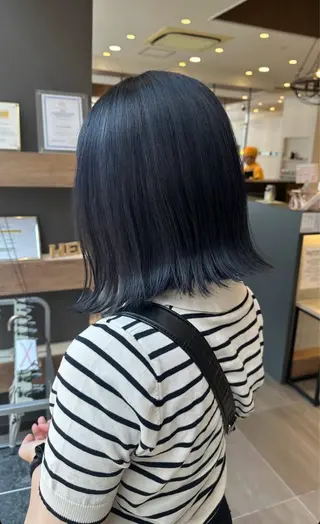 ミディアム 髪質改善/ハイトーン /デザイン見正 恵弥のヘアスタイル