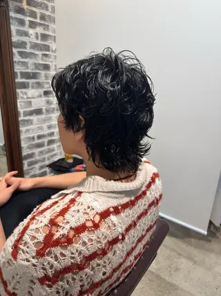 パーマ メンズ お呼ばれヘア✨️ Akari🧸🤍のヘアスタイル