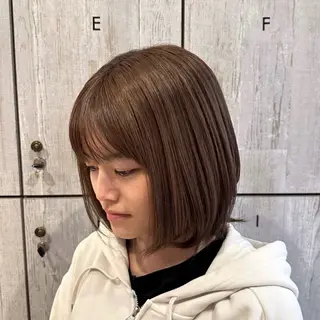 ミディアム カラー 柔らかいcolor ￤韓国￤🩰マユ🩰のヘアスタイル