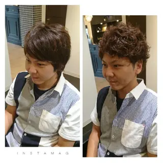 メンズ カラー NISHIYAMA Rimのヘアスタイル