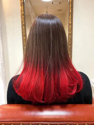 ミディアム カラー 長岡 俊樹のヘアスタイル