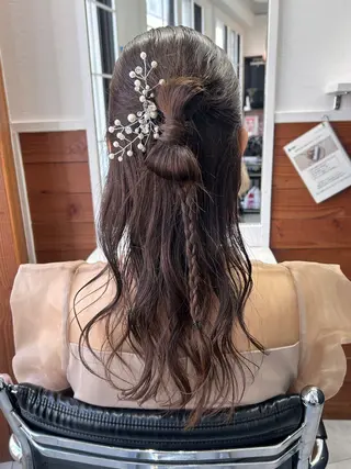 ヘアアレンジ レイヤーボブ/ 艶カラー/サナ🌼のヘアスタイル