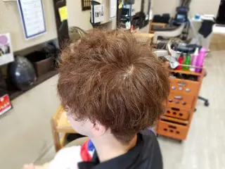 カラー パーマ メンズ 山田 周のヘアスタイル