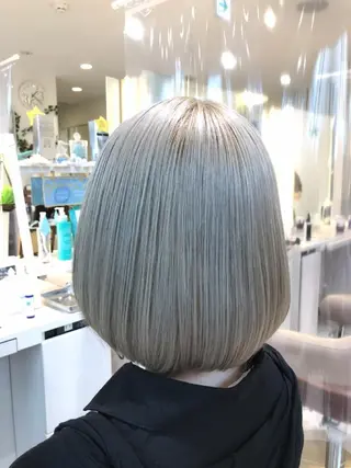 ミディアム カラー ＡＳＨ大宮/ブリーチ 髪質改善/カラーのヘアスタイル