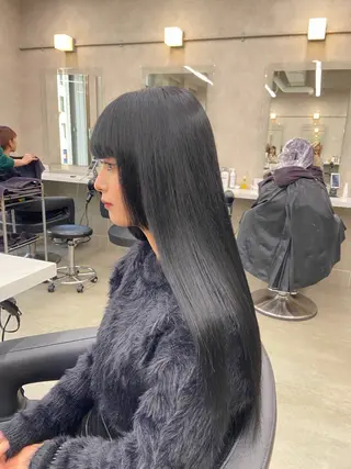 ロング カラー ヘアアレンジ Over hair_ misakiのヘアスタイル