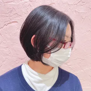 ショート ショート/ボブ/ 透明感カラー/ほのかのヘアスタイル