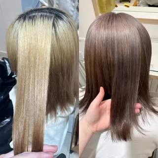 ミディアム カラー パーマモデル 募集中🎀渡邉のヘアスタイル