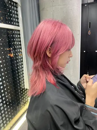 ミディアム カラー 🌟ブリーチ/ボブ/ レイヤー渋谷☀️のヘアスタイル