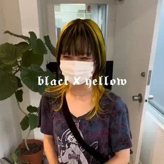 セミロング カラー YUIKA☆髪質改善 小顔カット艶カラーのヘアスタイル