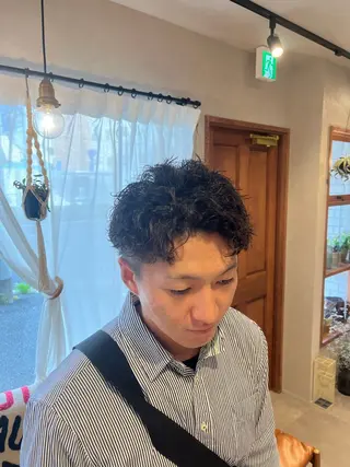 ショート パーマ メンズ 🌀メンズパーマ🌀 🐏丸山祐宇🐏のヘアスタイル