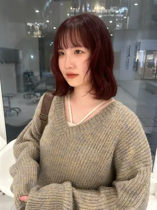 ミディアム cono noughtのヘアスタイル