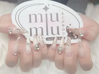 ロング yu naのネイルデザイン