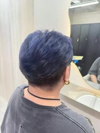ミディアム カラー 【メンズ特化】池袋 韓国スタイル飯塚のヘアスタイル