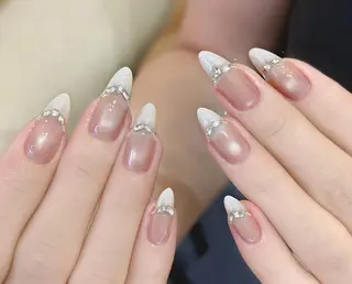 ネイル By moonネイル 🌷ワンホン/韓国風のネイルデザイン