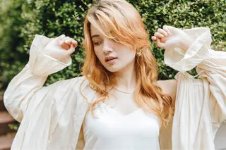 セミロング カラー トップ スタイリストのヘアスタイル