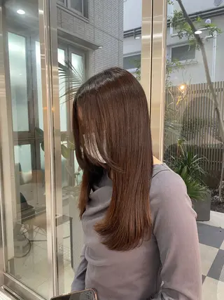 セミロング レイヤーカット 🌱 はるかのヘアスタイル