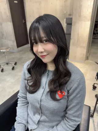 セミロング ヘアアレンジ NANOHA エクステ・ヘアセットのヘアスタイル