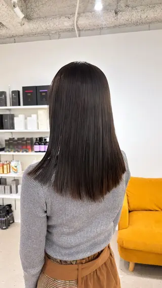 セミロング カラー 似合わせ美髪ヘア✨ 天王寺．阿倍野🌈のヘアスタイル