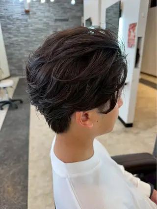 パーマ メンズ 平井 沙希のヘアスタイル