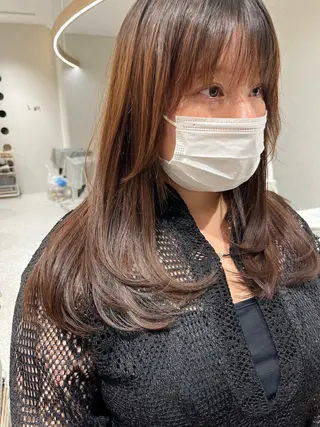 セミロング 白髪ぼかしマイスター 🫧shuri🫧のヘアスタイル