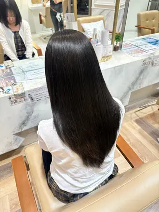 ロング カラー 畑中 夢のヘアスタイル