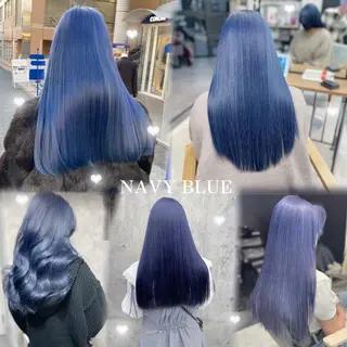 ロング カラー メンズウルフ🐺♡ ブリーチ♡ヘアメ🎀のヘアスタイル