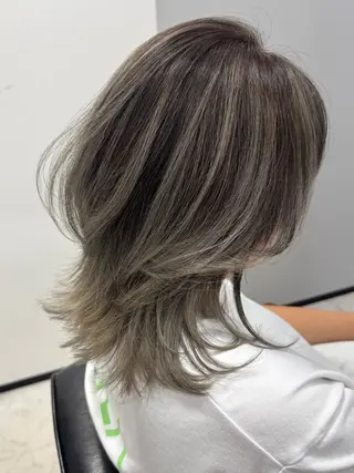 ミディアム カラー ヒラガカナ▼ ECLAT HAIRのヘアスタイル