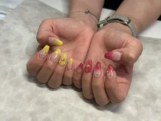 ネイル 舟橋 花帆のネイルデザイン