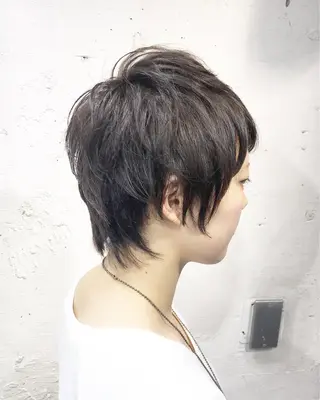 ショート カラー ✨艶髪✨透明感✨ 山内大樹のヘアスタイル