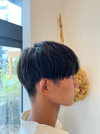 ショート 【本陣】カット モデル/朝岡 慧のヘアスタイル