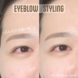 アイブロウ WHITELASH 🤍KANAの眉毛・アイブロウイメージ