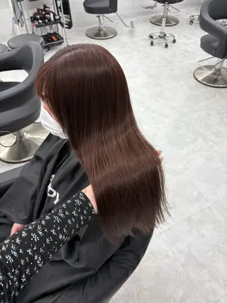 カラー 透明感ベージュ🤎 ナチュラルレイヤーのヘアスタイル