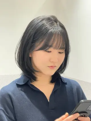 ショート ❤︎︎韓国ヘア❤︎︎ 𝑺𝒉𝒊𝒉𝒐のヘアスタイル