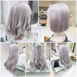 ロング カラー ヘアアレンジ モテ髪透明感❤️ デイズヘアカラーのヘアスタイル