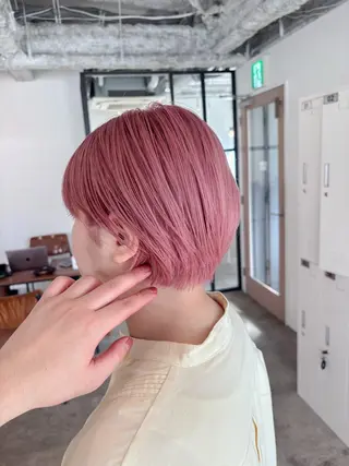 ショート カラー Takuma Suzuki中目黒のヘアスタイル