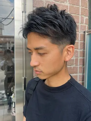 ショート メンズ 久木原 ゆりのヘアスタイル