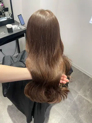 ロング カラー 🎀暖色/ラベンダー /paru🤍のヘアスタイル