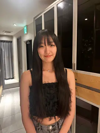 ロング カラー パーマ ボブカット/ 榎本　璃己のヘアスタイル