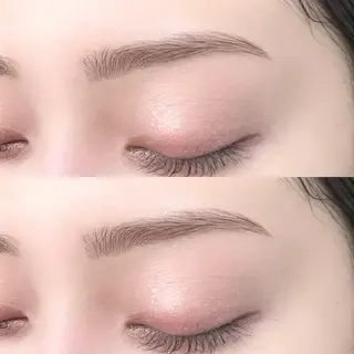 アイブロウ 束感まつげ/透明感眉 🎀 haru 🤍のマツエク・マツパデザイン