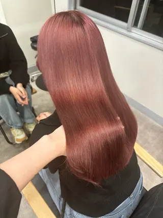 ロング ブリーチなし暖色 💗AKARI💗のヘアスタイル