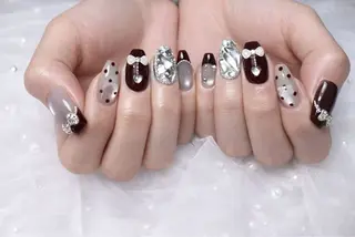 ネイル ロングネイル長さ出し 専門Spade Qのネイルデザイン