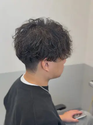 ショート パーマ メンズ 【tocca茨木】 MOMOKAのヘアスタイル