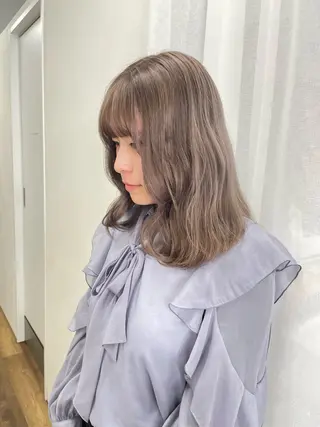 ミディアム カラー miyu /大阪美容室のヘアスタイル