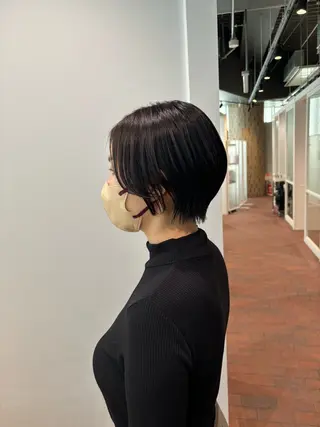 ショート マンツーマン 縮毛矯正/マユコのヘアスタイル