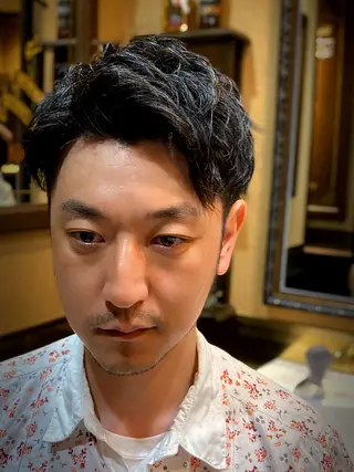 ショート メンズ 店長💈山田竜太 BARBERのヘアスタイル