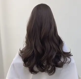 セミロング カラー パーマ 表参道🌿赤み消し カラー/チナツのヘアスタイル