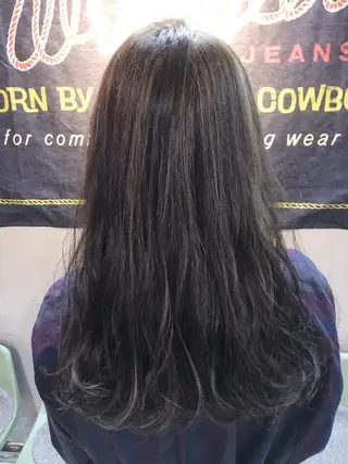 ロング カラー パーマ 代表 中島貴志のヘアスタイル