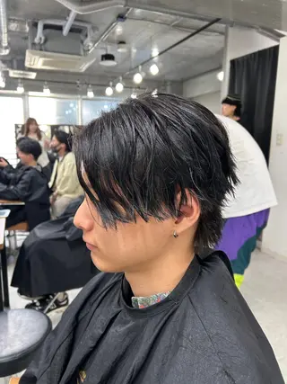 パーマ メンズ カズキ🌼曲がる 縮毛矯正のヘアスタイル