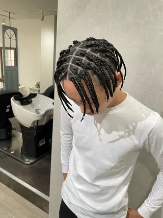 ミディアム カラー パーマ ヘアアレンジ メンズ シェアサロン〜糸ito〜所属・Hiro ヒロのヘアスタイル